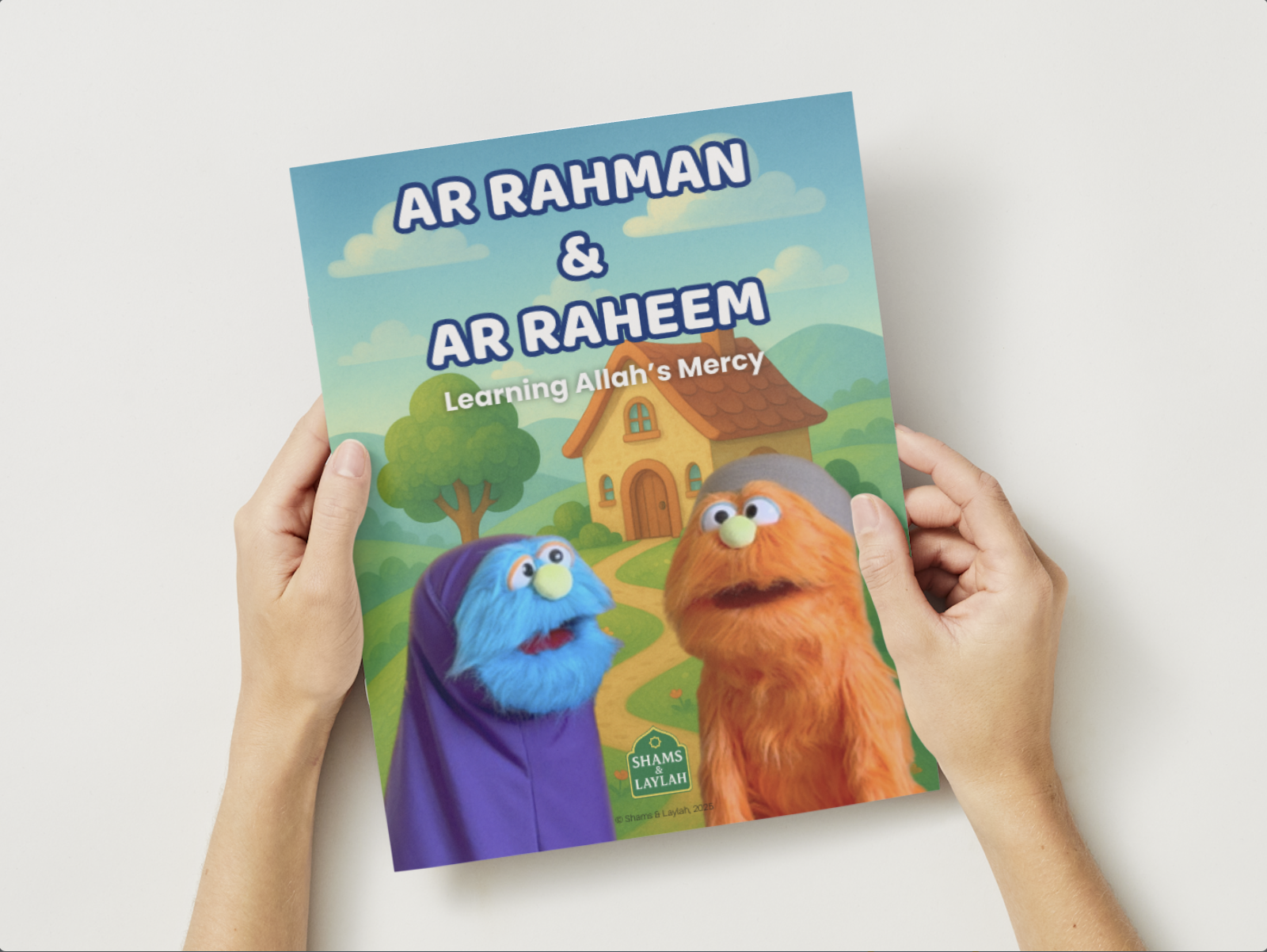 Ar-Rahman & Ar-Raheem Workbook Cover (Pre-K to K)